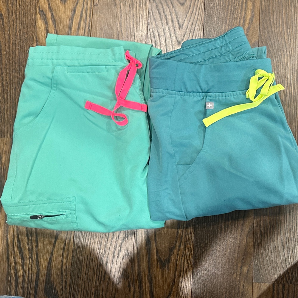 Colorful Scrub Pants Set